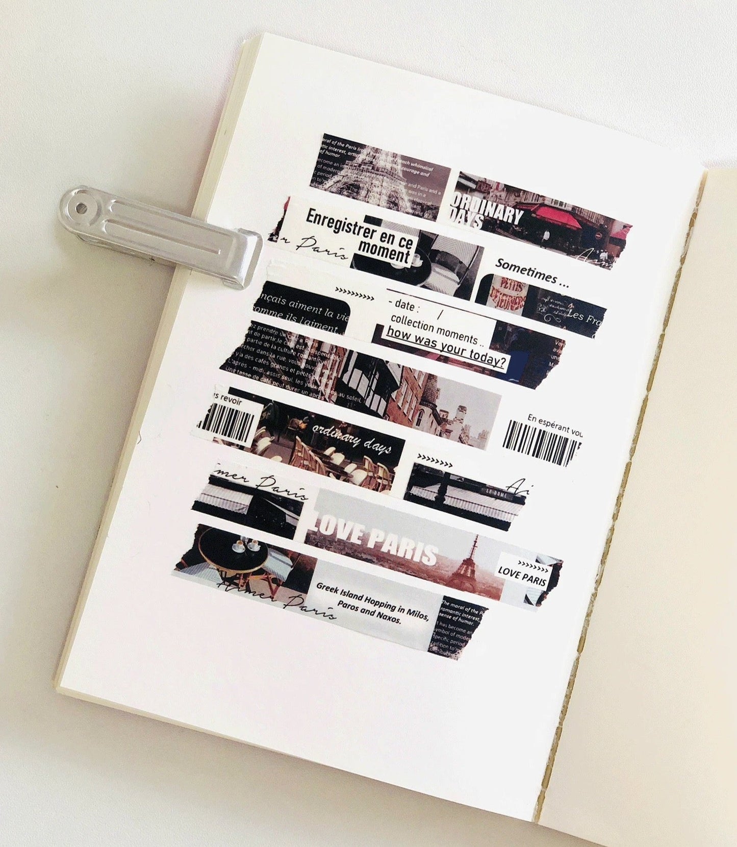 Archive Studio - Paris Lover | 1.5cm Washi Tape | Basic | NO Release Paper