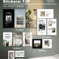 Archive Studio - Life's Attitude | 19pcs Deco Pack | Ephemera Paper | Sticker