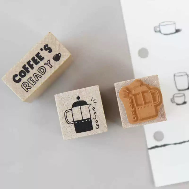 NEW! Moodtape - Today's Specialty Coffee | 19pcs Stamp Set