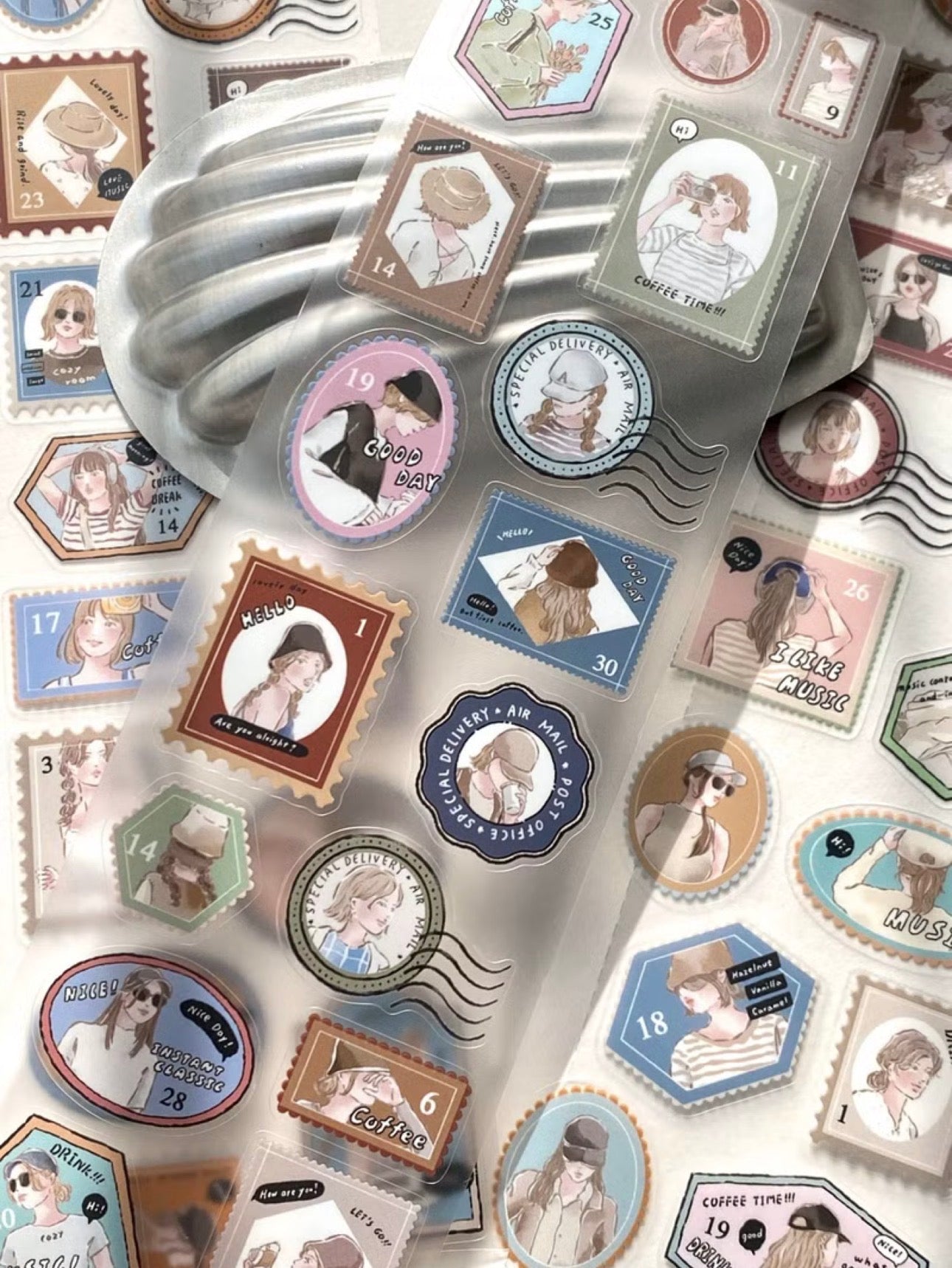 NEW! Cozyroom Studio - Stamp Album | Kiss-cut | 5cm PET Tape |  Release Paper | 5M