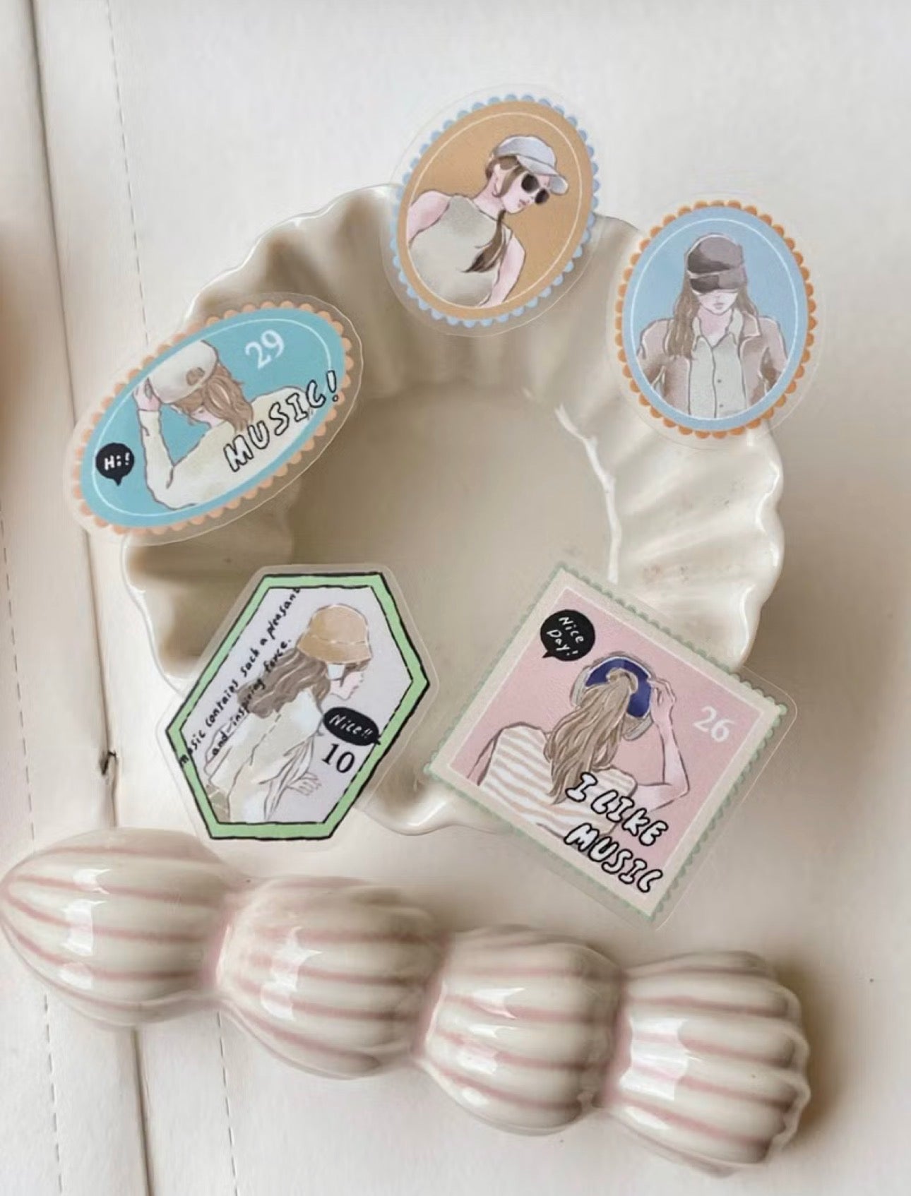 NEW! Cozyroom Studio - Stamp Album | Kiss-cut | 5cm PET Tape |  Release Paper | 5M