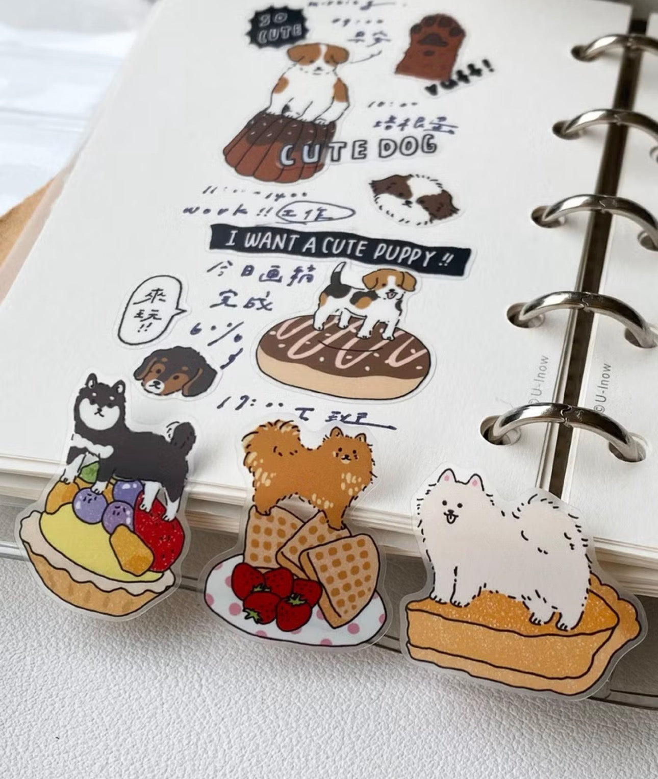 NEW! Yabee Zoo - WOOF | Kiss-cut | 5cm Matte PET Tape | Release Paper | 5M