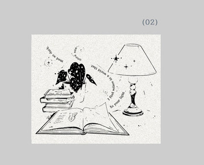 NEW! MOODTAPE - Life | Rubber Stamps