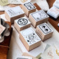 NEW! Cozyroom Studio - Autumn Coffee Time | 6pcs Rubber Stamp Set