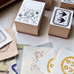 NEW! Cozyroom Studio - Autumn Coffee Time | 6pcs Rubber Stamp Set
