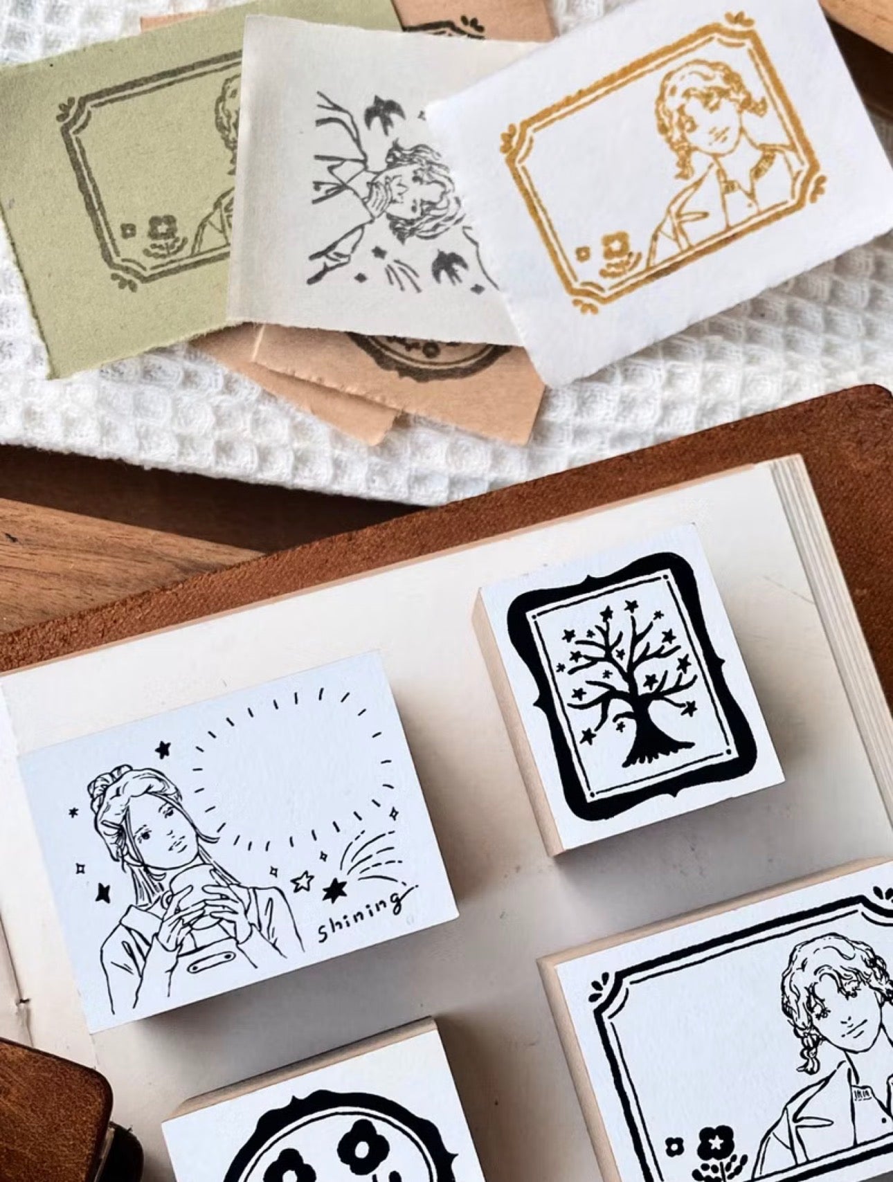 NEW! Cozyroom Studio - Autumn Coffee Time | 6pcs Rubber Stamp Set