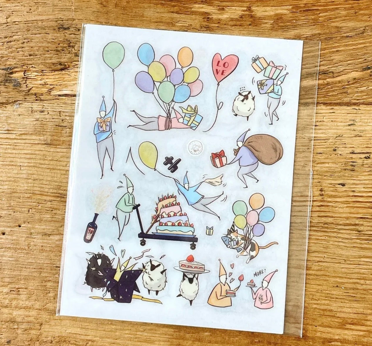 NEW! Modaizhi - 10th Anniversary  | 1 Sheet | Rubber On Sticker