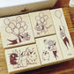 NEW! Modaizhi - 10th Anniversary | 5pcs Rubber Stamp Set |