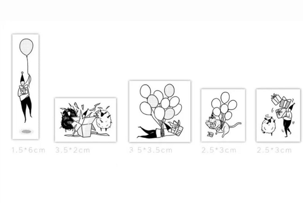 NEW! Modaizhi - 10th Anniversary | 5pcs Rubber Stamp Set |