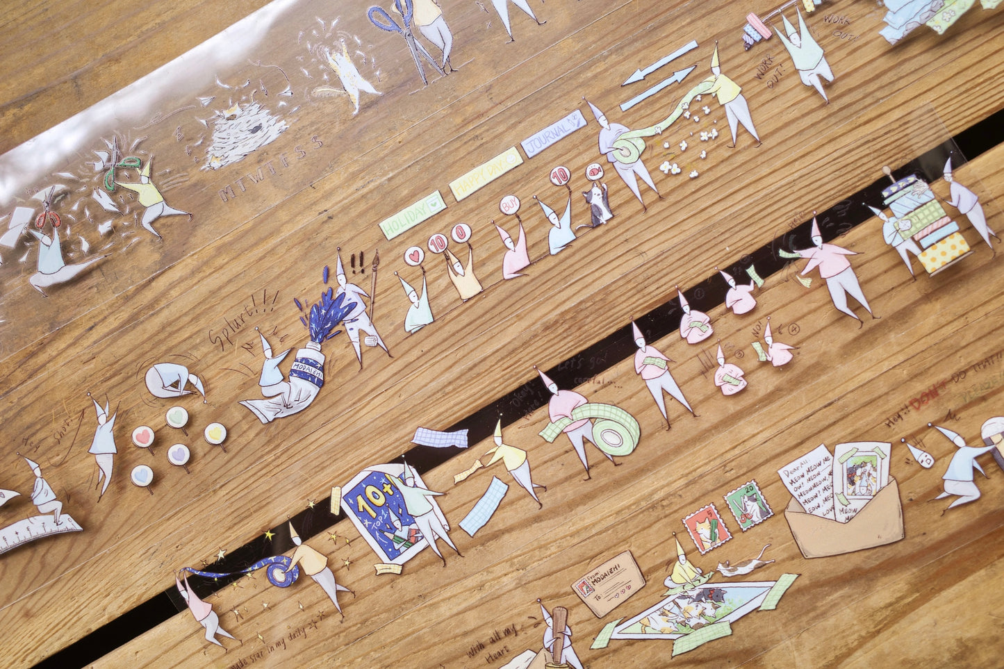 NEW! Modaizhi - Stationery Elf | 4cm PET Tape | 5M | Release Paper