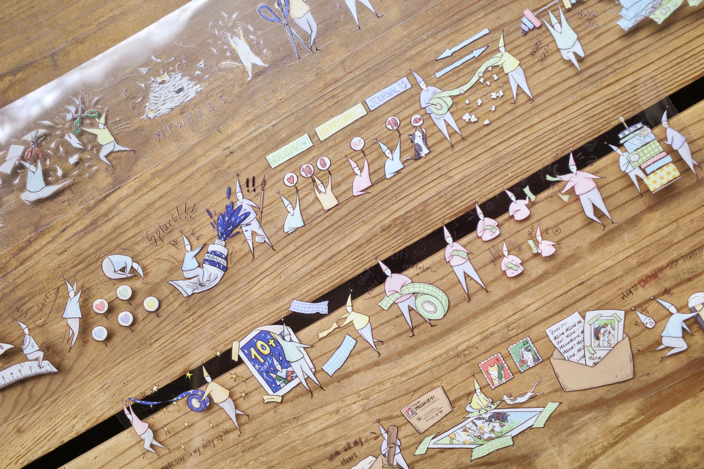 NEW! Modaizhi - Stationery Elf | 4cm PET Tape | 5M | Release Paper