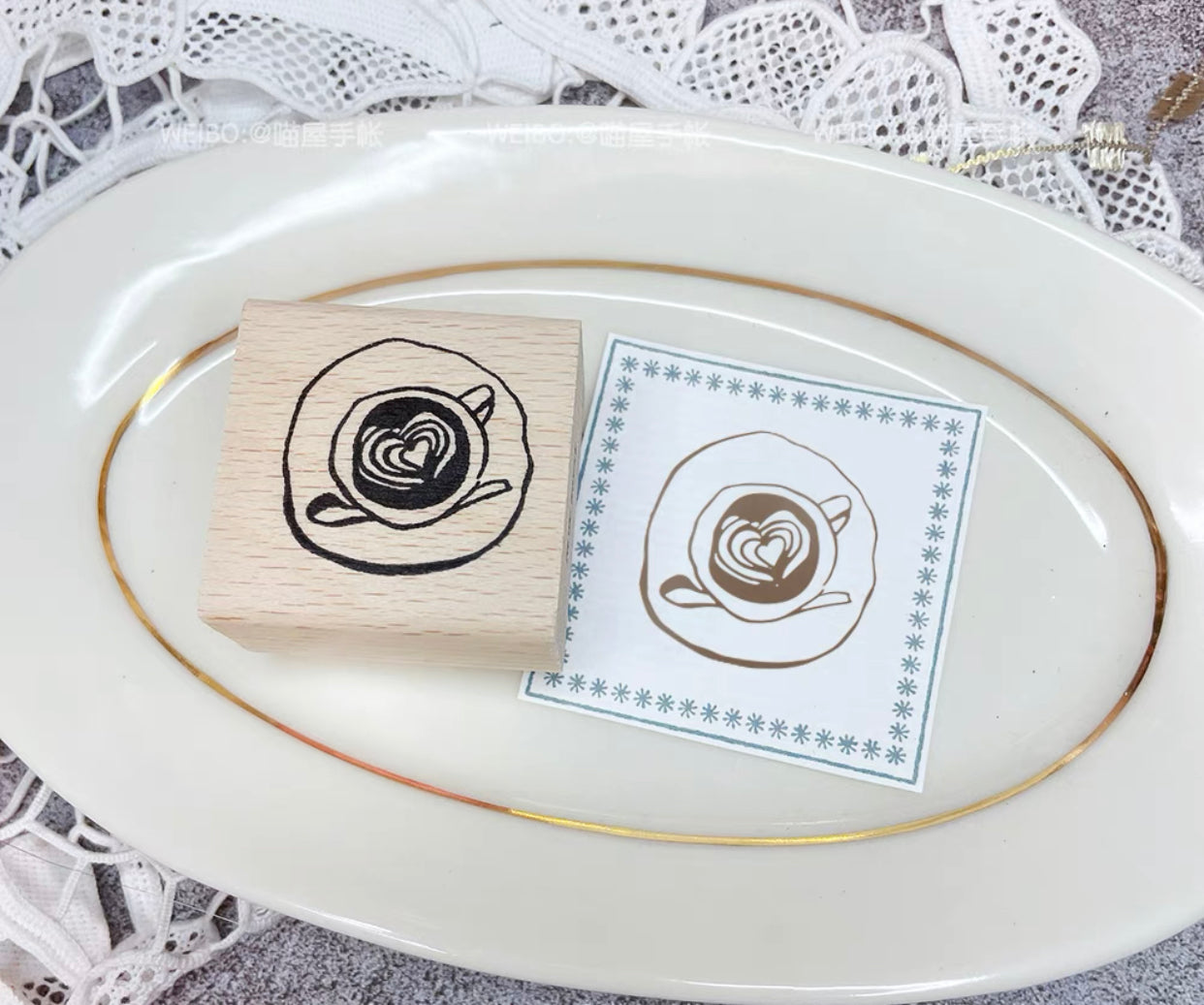 Meow House - Afternoon Tea  | Rubber Stamps