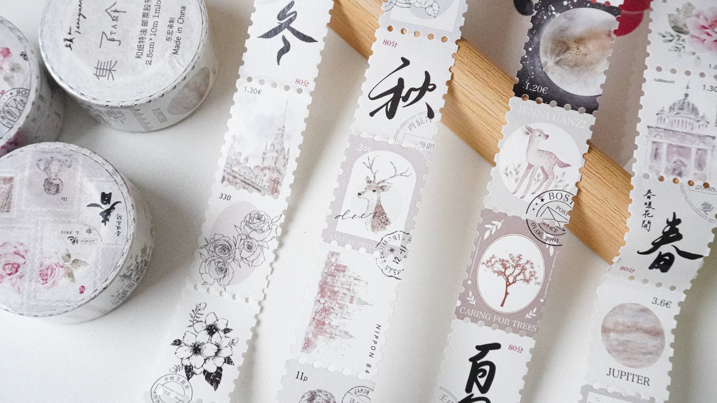 NEW! Jennyuanzi Studio Vol.5 - Stamp | 2.5cm Washi Tape | Release Paper