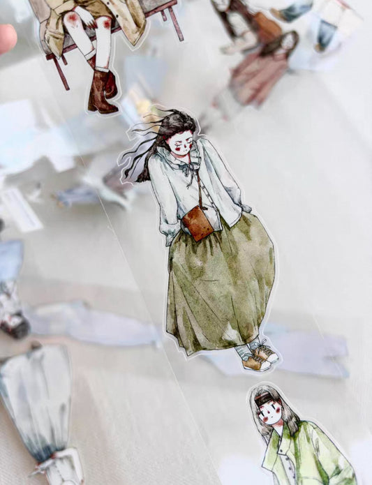 NEW! KAIXUN  - Vol.9 Spring | Kiss-cut | 4.5cm PET Tape |  Release Paper