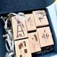 Modaizhi - 7th Anniversary | 6pcs Rubber Stamp Set