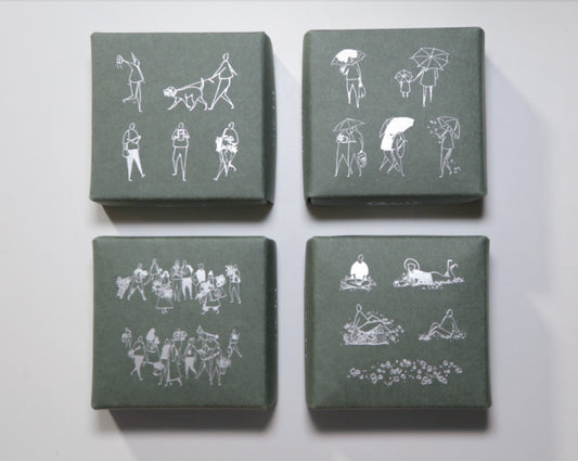 Modaizhi - One Day - Plants | Rubber Stamp Set