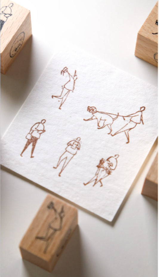 Modaizhi - One Day - Plants | Rubber Stamp Set