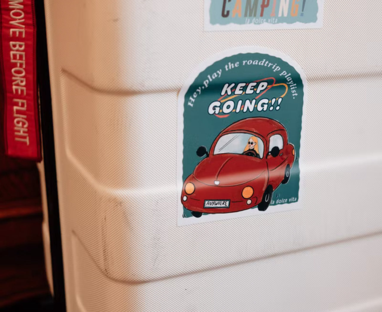 La Dolce Vita - LDV Travel Agency Large Sticker  | Waterproof | 11pcs | Stickers