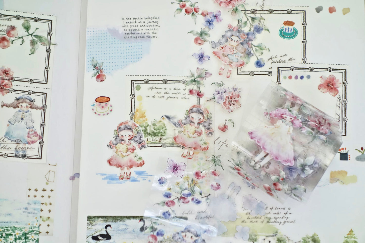 NEW! Muzishan Studio - Summer Bloom | Kiss-cut | 5cm Tape | 5M | Release Paper