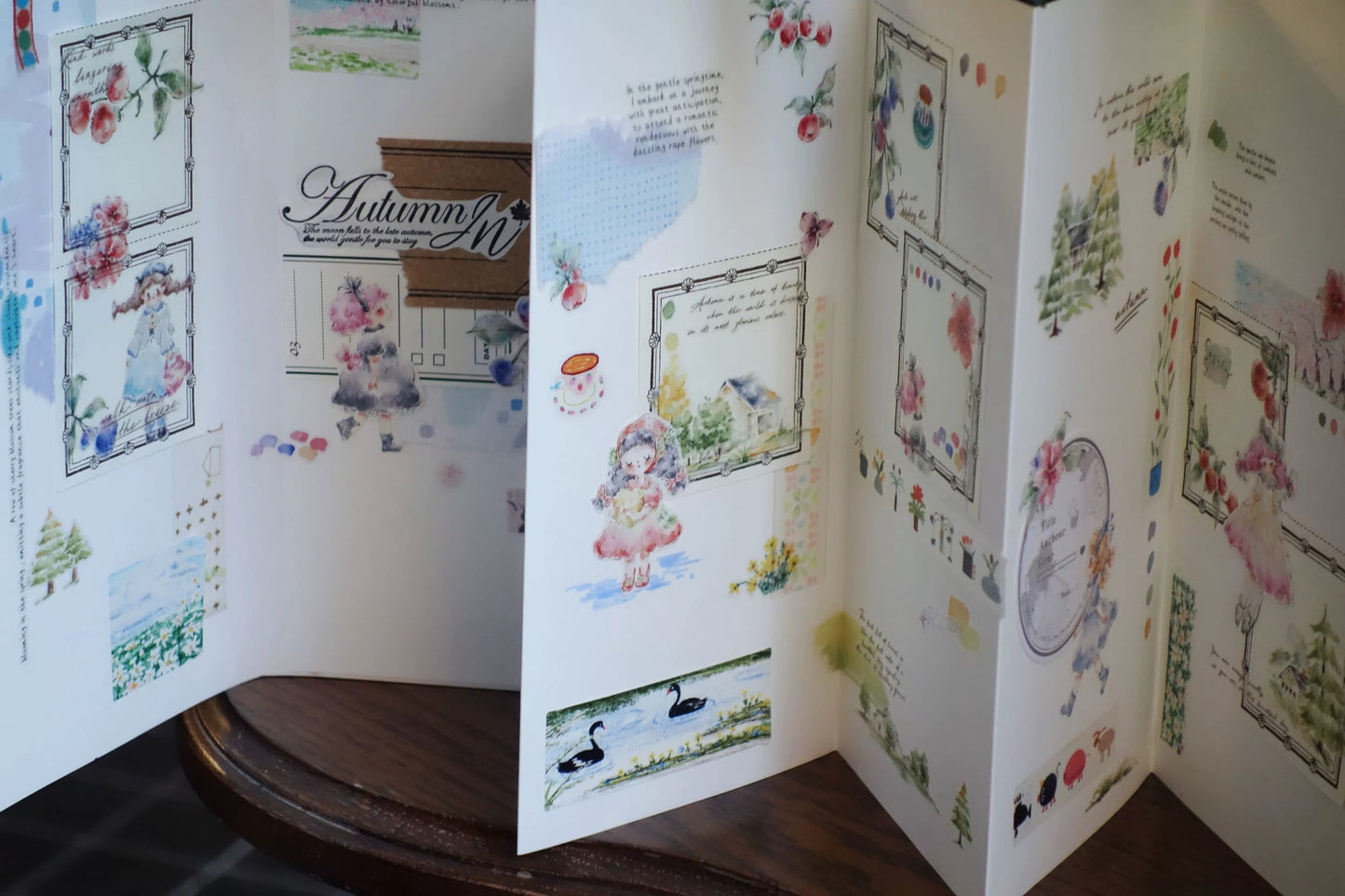 NEW! Muzishan Studio - Autumn Mystery | Kiss-cut | 4.5cm Washi Tape | Release Paper | 5M