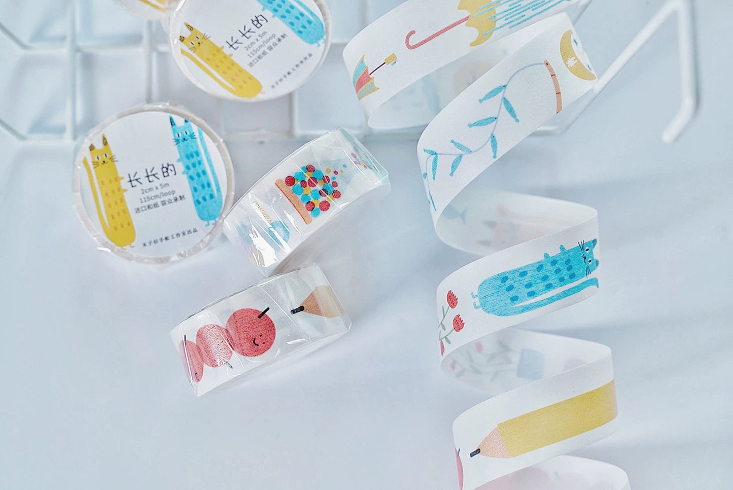 NEW! Muzishan Studio - Long | 2cm Washi Tape | Release Paper | 5M