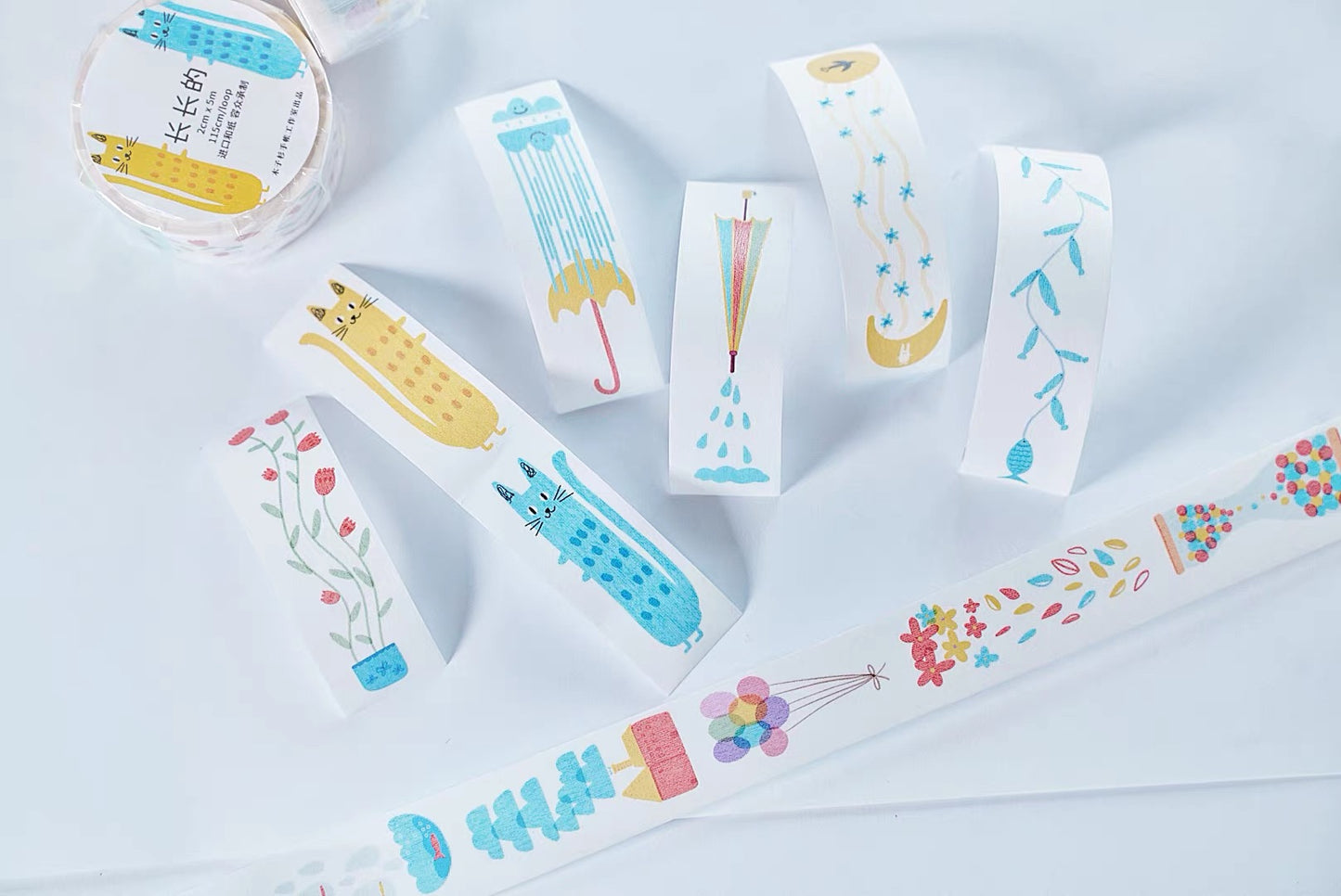 NEW! Muzishan Studio - Long | 2cm Washi Tape | Release Paper | 5M