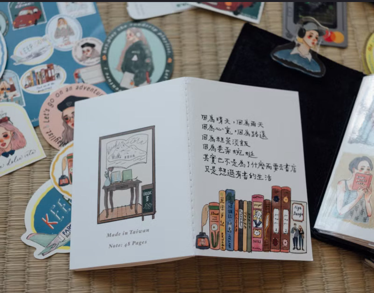 La Dolce Vita - 48p Thread-bound Notebooks | Passport Size | Blank Inner Pages | Planner