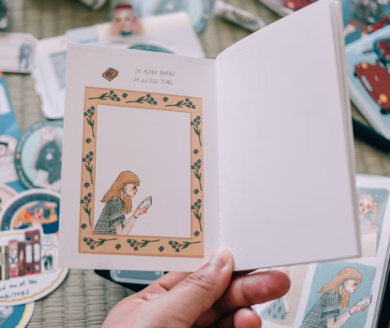 La Dolce Vita - 48p Thread-bound Notebooks | Passport Size | Blank Inner Pages | Planner