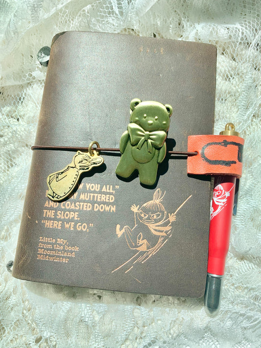 XX Brass Clip - Bear | Notebook Clip | Bookmark