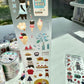 Spring Forth X Cookie - Four Seasons Kitty | Kiss-cut | 5cm Matte PET Tape |  Release Paper | 6M