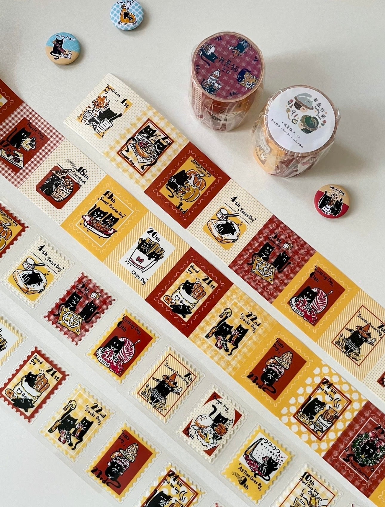 NEW! FYFun Studio - I'm a Cat 2.0 | Kiss-cut | 5cm Tape | Release Paper | 5M