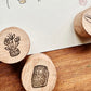 Catdoo - My Leisure -  Relax And Journal | 6pcs Rubber Stamp set