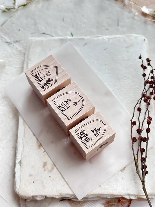 NEW! Nove - Tiny House | Rubber Stamps