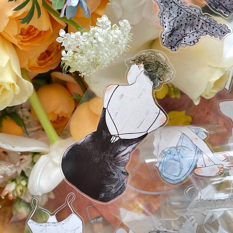 NEW! DingDing - No.50 Secret | Kiss-cut | 5cm Matte PET Tape |  Release Paper | 10M