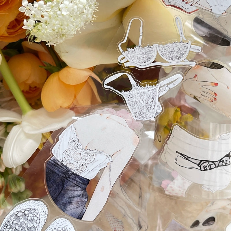 NEW! DingDing - No.50 Secret | Kiss-cut | 5cm Matte PET Tape |  Release Paper | 10M