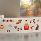 CCXX Studio - Strawberry Party  | Kiss-cut | Glitter | 4.5cm PET Tape | Release Paper | 5M