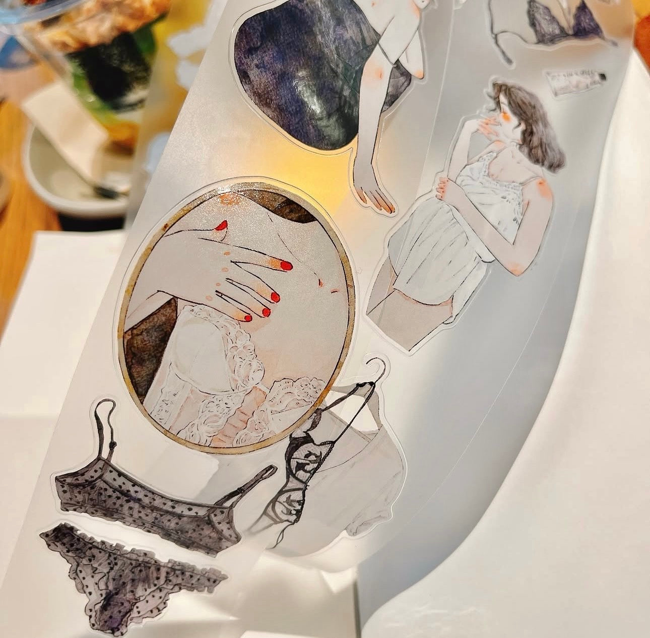 NEW! DingDing - No.50 Secret | Kiss-cut | 5cm Matte PET Tape |  Release Paper | 10M