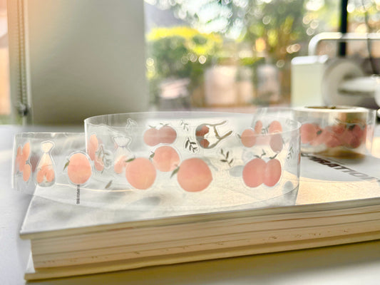 CCXX Studio - Peach | Kiss-cut | 2.5cm PET Tape | Release Paper | 5M