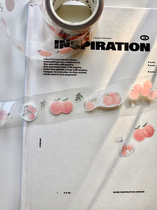CCXX Studio - Peach | Kiss-cut | 2.5cm PET Tape | Release Paper | 5M