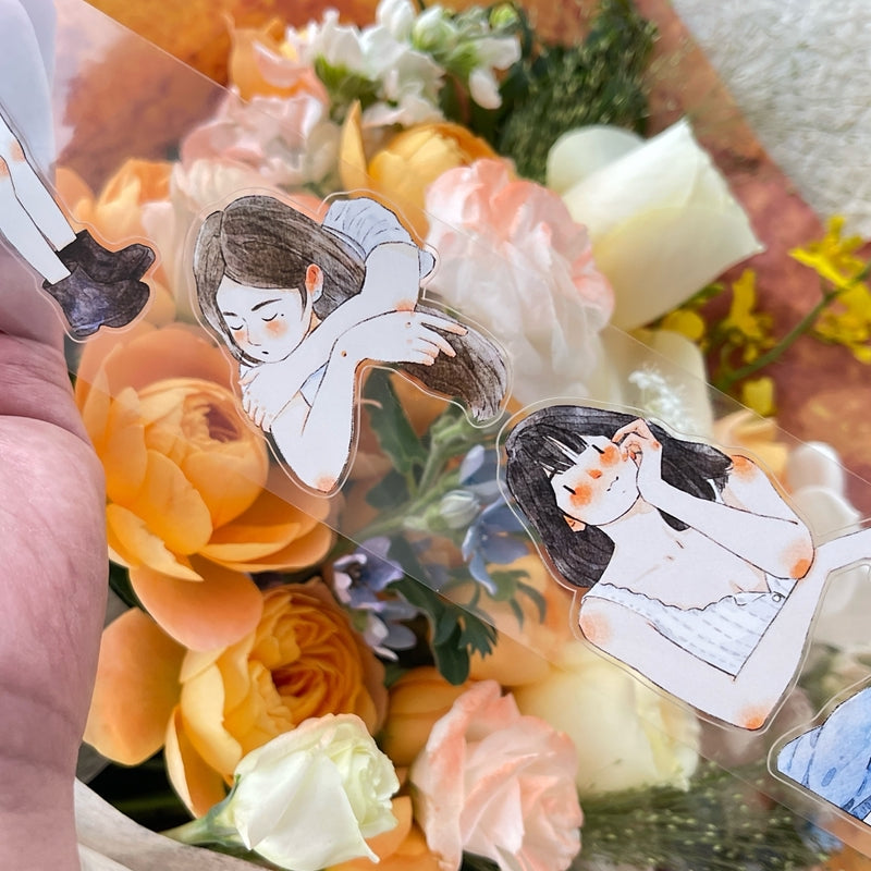 NEW! DingDing - No.52 A Waiting Moment | Kiss-cut | 5cm Tape |  Release Paper | 10M