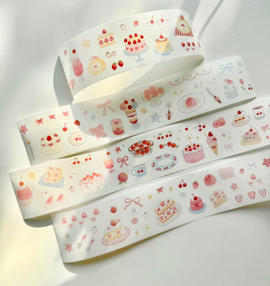 CCXX Studio - Pink Party  | Kiss-cut | 5cm Washi Tape | Release Paper | 5M