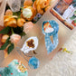 NEW! DingDing - No.54 Kitties | Kiss-cut | 6cm PET Tape |  Release Paper | 10M
