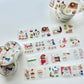 Teayou - Seasonal Tea Party Vol.2 | Kiss-cut | 4cm PET Tape | Release Paper | 10M