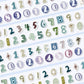 NEW! Calico Cat Studio - Numbers | Kiss-cut | 3cm Washi Tape | Release Paper | 6M