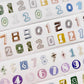 NEW! Calico Cat Studio - Numbers | Kiss-cut | 3cm Washi Tape | Release Paper | 6M