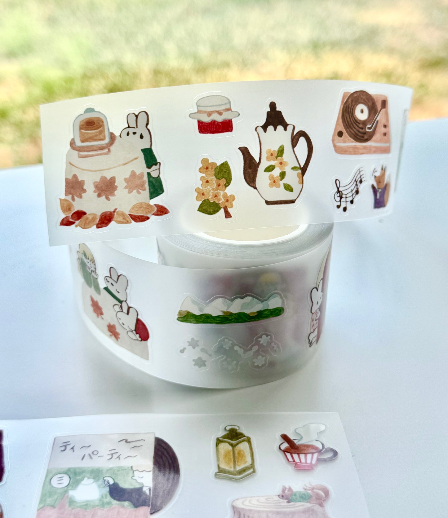 Teayou - Seasonal Tea Party Vol.2 | Kiss-cut | 4cm PET Tape | Release Paper | 10M