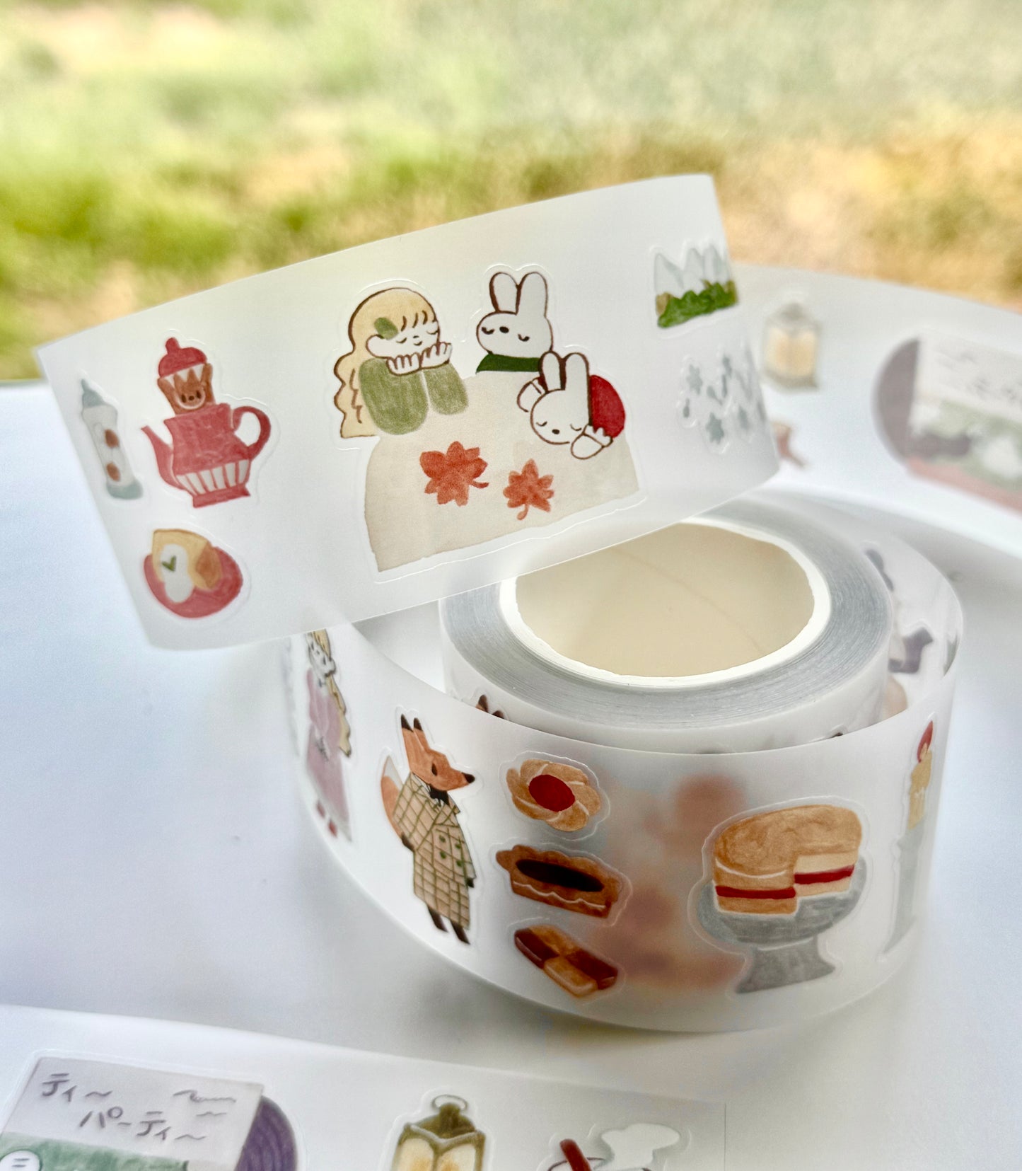 Teayou - Seasonal Tea Party Vol.2 | Kiss-cut | 4cm PET Tape | Release Paper | 10M