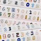 NEW! Calico Cat Studio - Numbers | Kiss-cut | 3cm Washi Tape | Release Paper | 6M