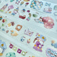 NEW! Teayou - Reading Sleeping | Kiss-cut | 4cm PET Tape | Release Paper | 10M