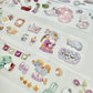 NEW! Teayou - Reading Sleeping | Kiss-cut | 4cm PET Tape | Release Paper | 10M